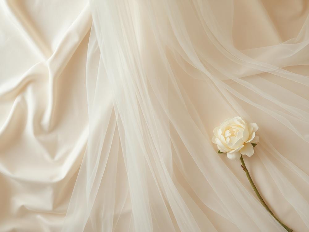Delicate lace and veil detail on a bride styled by Kyara Luxe in NYC