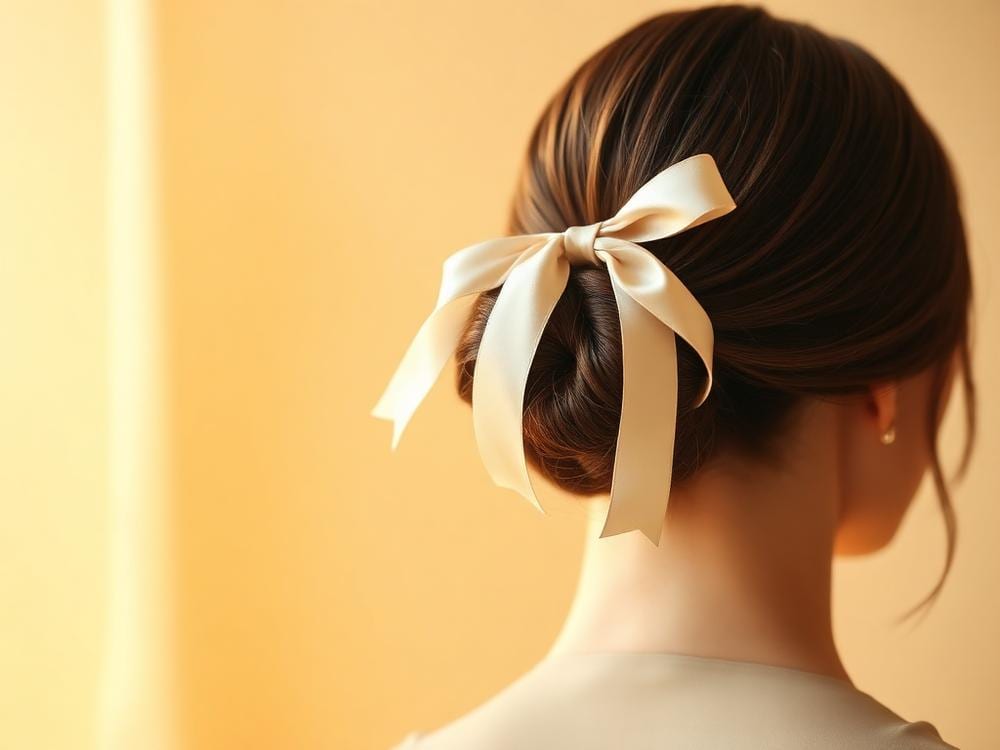 Elegant bridal updo styled by Kyara Luxe for a Brooklyn Heights wedding